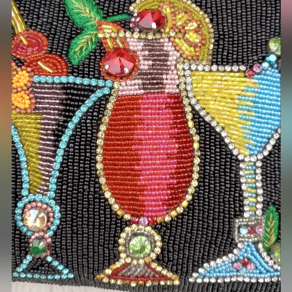 Mary Frances Drinks on Me Beaded Cocktail Bag - Picture 5 of 16